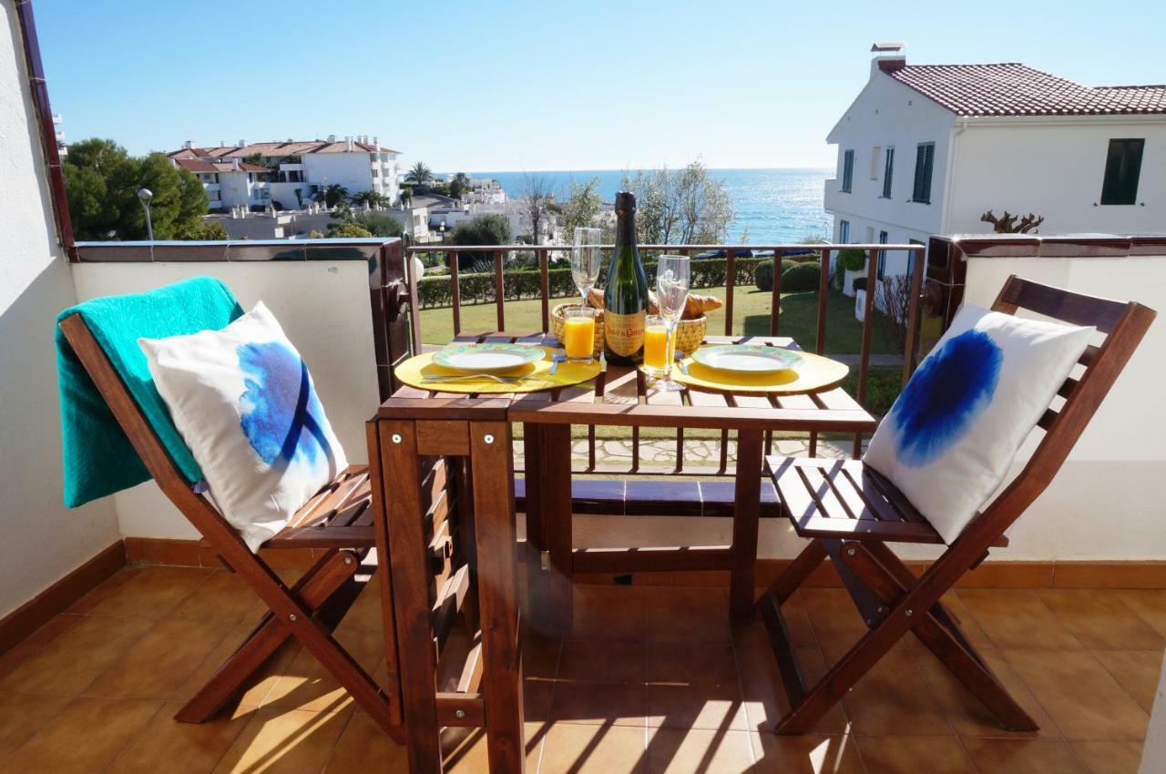 Cala Balmins Sea View Apartment Sitges Bagian luar foto