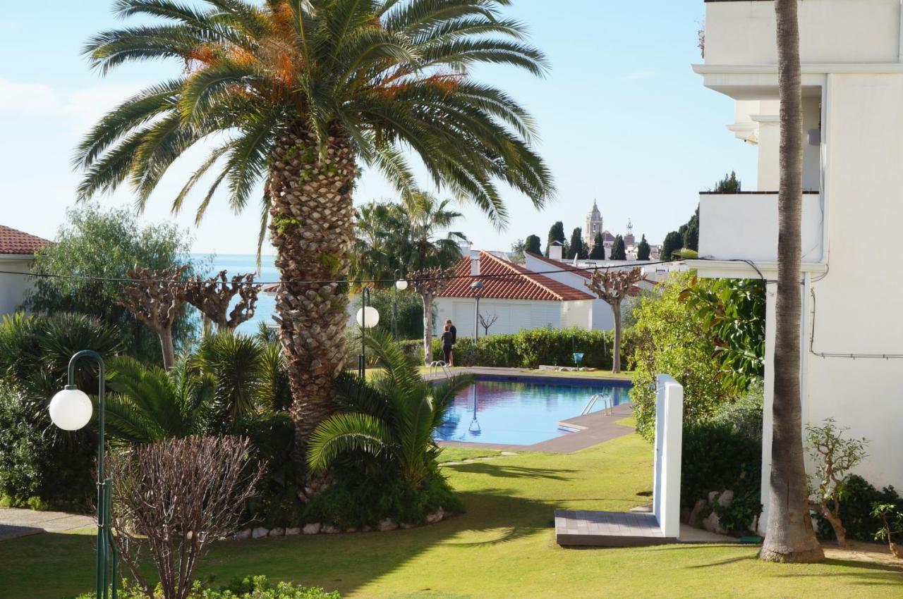 Cala Balmins Sea View Apartment Sitges Bagian luar foto