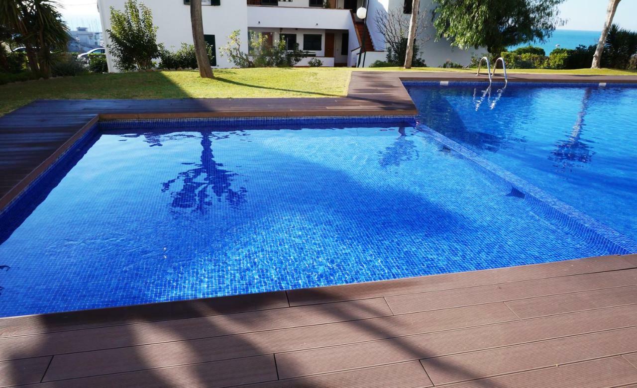 Cala Balmins Sea View Apartment Sitges Bagian luar foto